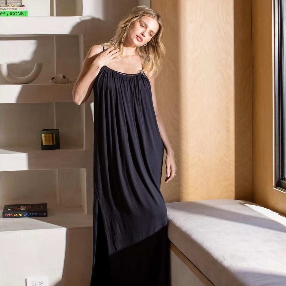 JJ Winks Black Nightgown